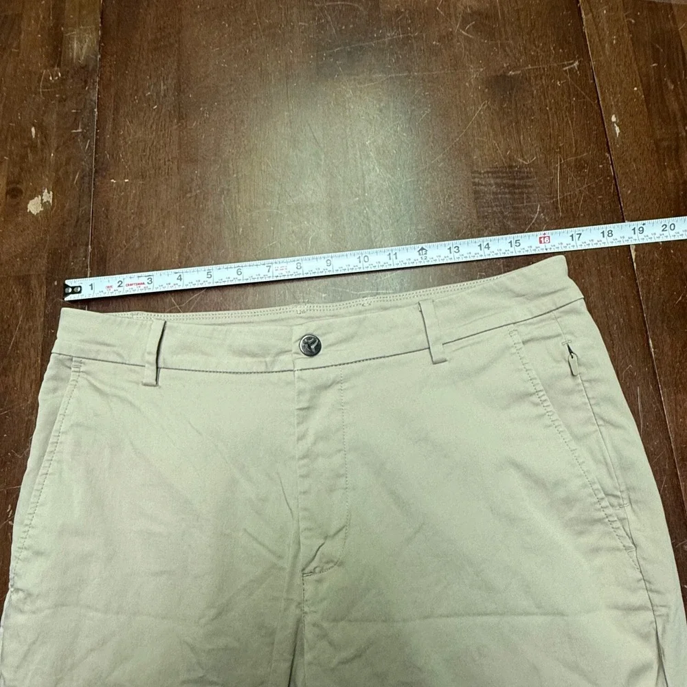 Birddogs Lined Chino Pants Mens 32x30 Khaki Stretch Performance Trousers